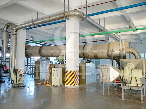 廣元市太陽坪金礦有限公司絹云母回轉滾筒干燥機